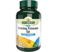 Natures Aid Evening Primrose Oil 1000mg (9-10% GLA) Cold Pressed, 90 Capsules