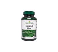 Natures Aid Fenugreek 500 mg 90 Capsules Herbal Supplement for Digestion, Metabolism & Wellness Support