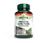 Natures Aid Garlic Pearls (Odourless) One-a-day 120 Softgels 120 Softgels