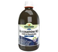 Natures Aid Glucosamine 1500mg, MSM 500mg + Chondroitin 400mg Liquid, 500ml
