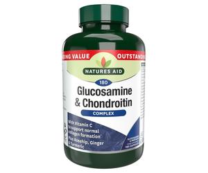 Natures Aid Glucosamine and Chondroitin Complex, 180 Capsules