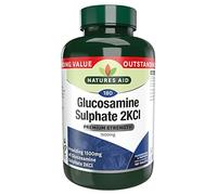 Natures Aid Glucosamine Sulphate 2KCl 1500mg Supplement - 180 Tablets | High Strength Joint Support, Helps Mobility & Flexibility, Non-GMO, Gluten-Free, Natural Supplement