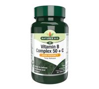 Natures Aid High Potency Vitamin B Complex + Vitamin C - 30 Tablets