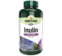 Natures Aid Inulin Powder 250g - Chicory Root Prebiotic Natural Soluble Fibre with FOS - Supports Gut Health & Digestion - High Fibre, Low Calorie - Vegan, Non-GMO, Gluten-Free - 100% Pure