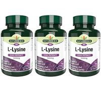 Natures Aid L-Lysine 1000mg 60 Tablets (Pack of 3)