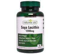 Natures Aid Lecithin, 1200 mg, 90 Softgels (Produced from Naturally Sourced, Non-GM Soya Beans, Source of Phospholipids, Made in the UK)