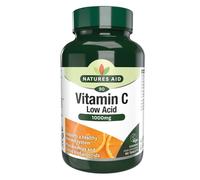 Natures Aid Low Acid Vitamin C 1000mg - High Strength Immune Support,