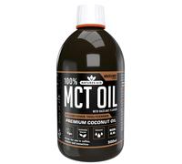 Natures Aid MCT Oil 500ml Hazelnut - Add to Coffee Shakes Smoothies or Dressings - 100 Percent Premium Coconut Oil Pure Sustainably Sourced Vegan