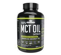 Natures Aid MCT Oil Capsules 1200mg 120 Capsules - Premium 100% Coconut Oil - Supports Energy Boost Metabolism Keto Weight Managem