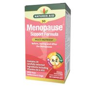 Natures Aid Menopause Support Formula - Soya Isoflavones & Sage - Vegan - 30 VCaps