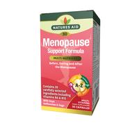 Natures Aid Menopause Support Formula - Soya Isoflavones & Sage - Vegan - 30 VCaps