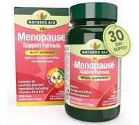 Natures Aid Menopause Support Formula - Soya Isoflavones & Sage - Vegan - 30 VCaps