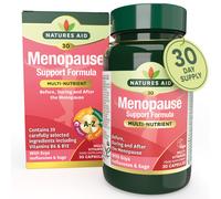 Natures Aid Menopause Support Formula - Multivitamin with SOYA Isoflavones & Sage Tablets - Supports Hormonal Balance, Energy & Mo