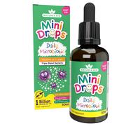 Natures Aid Mini Drops Daily Microbiotic 50ml Liquid Drops - Gentle Gut Bacteria Support for Babies & Toddlers 0-5 Years, 1 Billion CFU Live Culture
