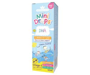 Natures Aid Mini Drops Lemon DHA - 50ml