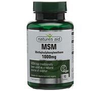 Natures Aid MSM (Methylsulphonylmethane) 1000mg, 90 Tablets. Suitable for Vegans.