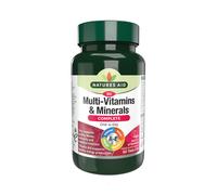 Natures Aid Multivitamins & Minerals ? One-a-Day High Potency Daily Multi-Vitamin Supplement inc. B12 & Zinc ? Supports Energy, Bones, Immunity, Hair,