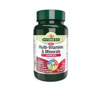 Natures Aid Multivitamins & Minerals Vitamin Supplement - 90 Tablets | One-a-Day High Potency, With B12 & Zinc, Supports Energy, Bones, Immunity, Hair & Nails, Vegan, Non-GMO