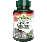 Nature's Aid Odourless Garlic Pearls 120 Softgels