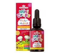 Natures Aid Orange Flavour Multi-Vitamin Drops for Infants and Children, 50ml