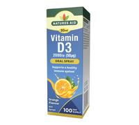Natures Aid Orange Vitamin D3 2000 IU Oral Spray - 30ml