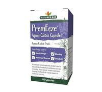 Natures Aid PremEeze Agnus Castus 400mg - High Potency - Supports Hormonal Balance, Menstrual & Women's Health, Stress Management - Vegan, Gluten Free, Non-GMO Natural Supplement - 60 Capsules