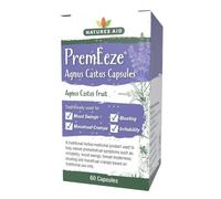 Natures Aid PremEeze Agnus Castus 400mg - High Potency - Supports Hormonal Balance, Menstrual & Women's Health, Stress Management - Vegan, Gluten Free, Non-GMO Natural Supplement - 60 Capsules