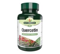 Natures Aid Quercetin Formula - 90 Vegan Capsules | With Vitamin C, B5, MSM, Pine Bark & Liquorice, Supports Energy & Wellbeing, High Strength Antioxidant
