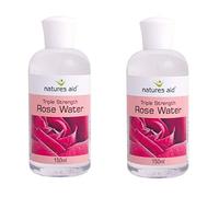Natures Aid Rosewater (Triple Strength) 150ml - 2 Bottle Pack