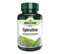 Natures Aid Spirulina 500mg 90 Caps in Clear Natures Aid Clear