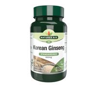 Natures Aid Standardised Korean Ginseng - 90 Tablets