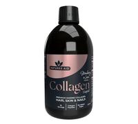 Natures Aid Marine Collagen Liquid 5000mg Hydrolysed Type 1 - Strawberry & Lime 500ml