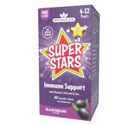 Natures Aid Super Stars Blackcurrant Immune Support - 60 Chewable Tablets