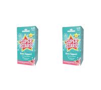 Natures Aid Super Stars Bone Support for Children 4-12 Years, 60 Chewable Tablets (Pack of 2)