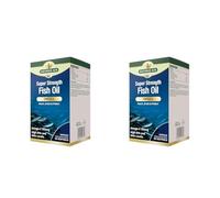Natures Aid Super Strength Fish Oil - Omega-3-60 Softgel (Pack of 2)