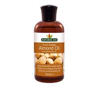 Natures Aid Almond Oil, Pure, Sweet Almond Oil, Massage Oil, Suited to Dry, Sensitive Skin, 150 ml (Pack of 1)