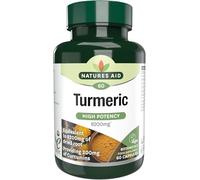 Natures Aid Superfoods Tumeric 60 Caps