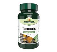 Natures Aid Turmeric Capsules – High Potency 8200mg, Curcumin 200mg – Vegan, Non-GMO – 30 Vcaps