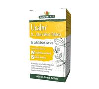 Natures Aid Ucalm St John's Wort Supplement - 60 Tablets | Traditional Herbal Remedy for Low Mood & Mild Anxiety Relief, Supports Emotional Balance, Vegan, Non-GMO, Gluten-Free