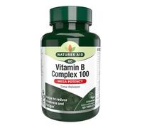 Natures Aid Mega Potency Vit B Complex 100mg Time Release 60 Tablets