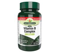 Natures Aid - Vitamin B Complex - High Potency, Vegan, Gluten Free, Non-GMO, 180 Tablets