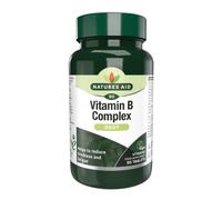 Natures Aid Vitamin B Complex - High Potency, Vegan, Gluten Free, Non-GMO - 90 Tablets