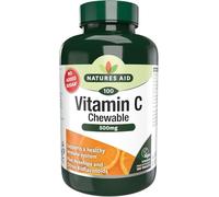 Natures Aid Vitamin C 500mg Chewable 100 Tablets