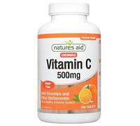 Natures Aid Vitamin C 500mg Chewable 100 Tablets