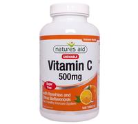 Natures Aid Vitamin C Sugar Free Chewable, 500 mg, 100 Tablets (with Rosehips and Citrus Bioflavonoids, for a Healthy Immune System, Vegan Society...