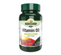 Natures Aid Vitamin D3 10µg (400IU) - High Strength Vitamin D Supplement - Supports Bones, Muscles & Immunity - Vegan, Gluten-Free