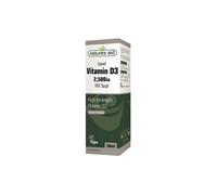 Natures Aid Vitamin D3 2500 IU Liquid 50 ml Vegan Liquid Vitamin D Supplement for Bone Teeth Muscle and Immune Support