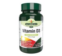 Natures Aid Vitamin D3 Tablets 400 IU (10µg) - 90 Tablets