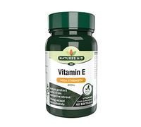Natures Aid Vitamin E 400 IU - Supports Skin, Heart & Immune Health - Natural Source - 60 Softgels