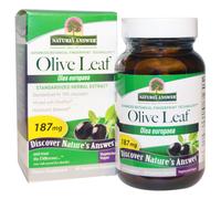 Nature's Answer, Olive Leaf, Standardized Herbal Extract, 187 mg, 60 Vegetarian Capsules